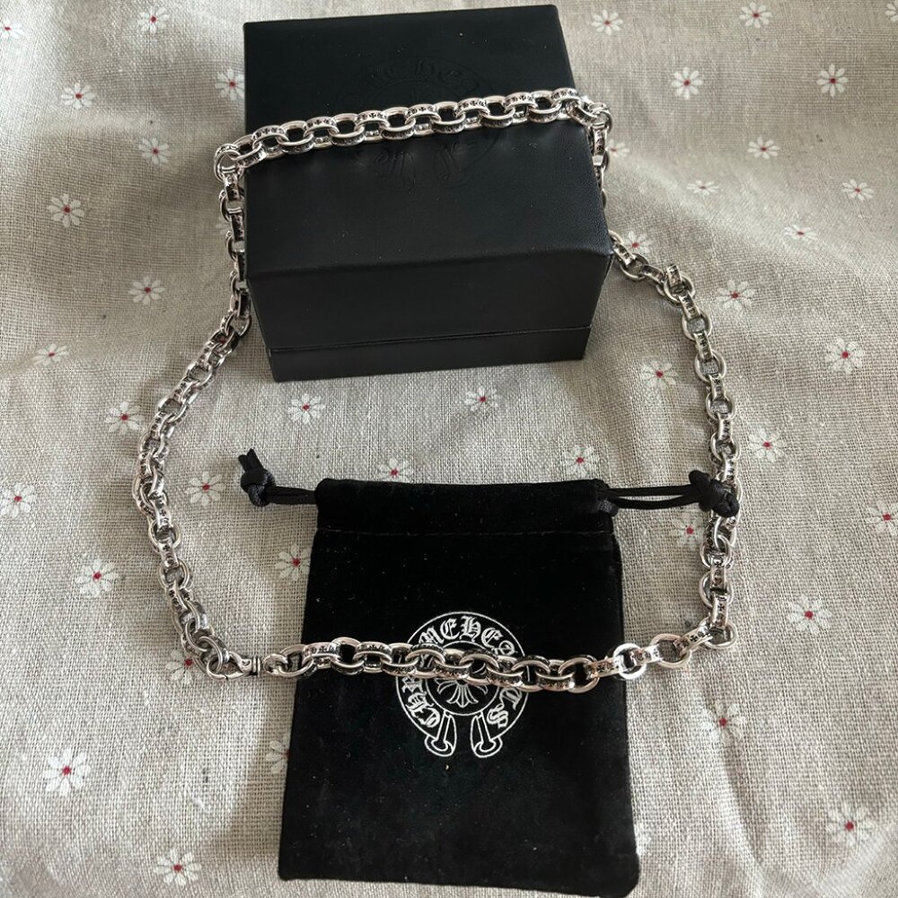 Chrome Hearts Paper Chain CH Necklace